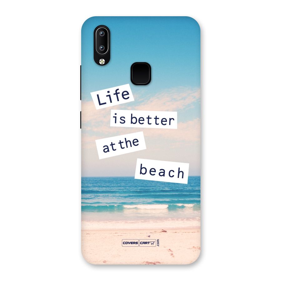 Life is better at the Beach Back Case for Vivo Y93
