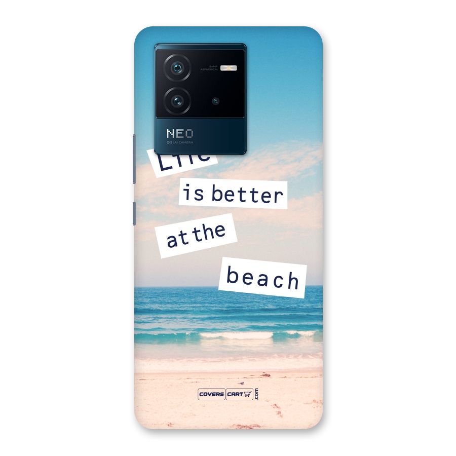 Life is better at the Beach Back Case for Vivo iQOO Neo 6 5G