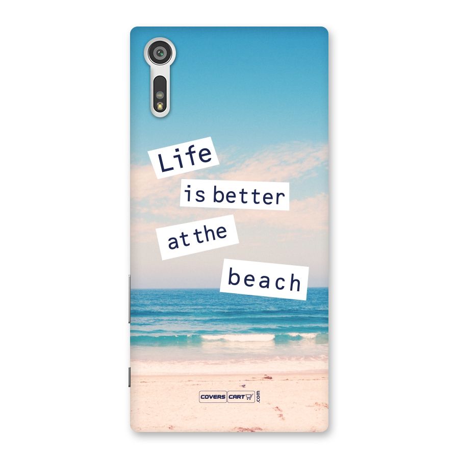 Life is better at the Beach Back Case for Xperia XZ
