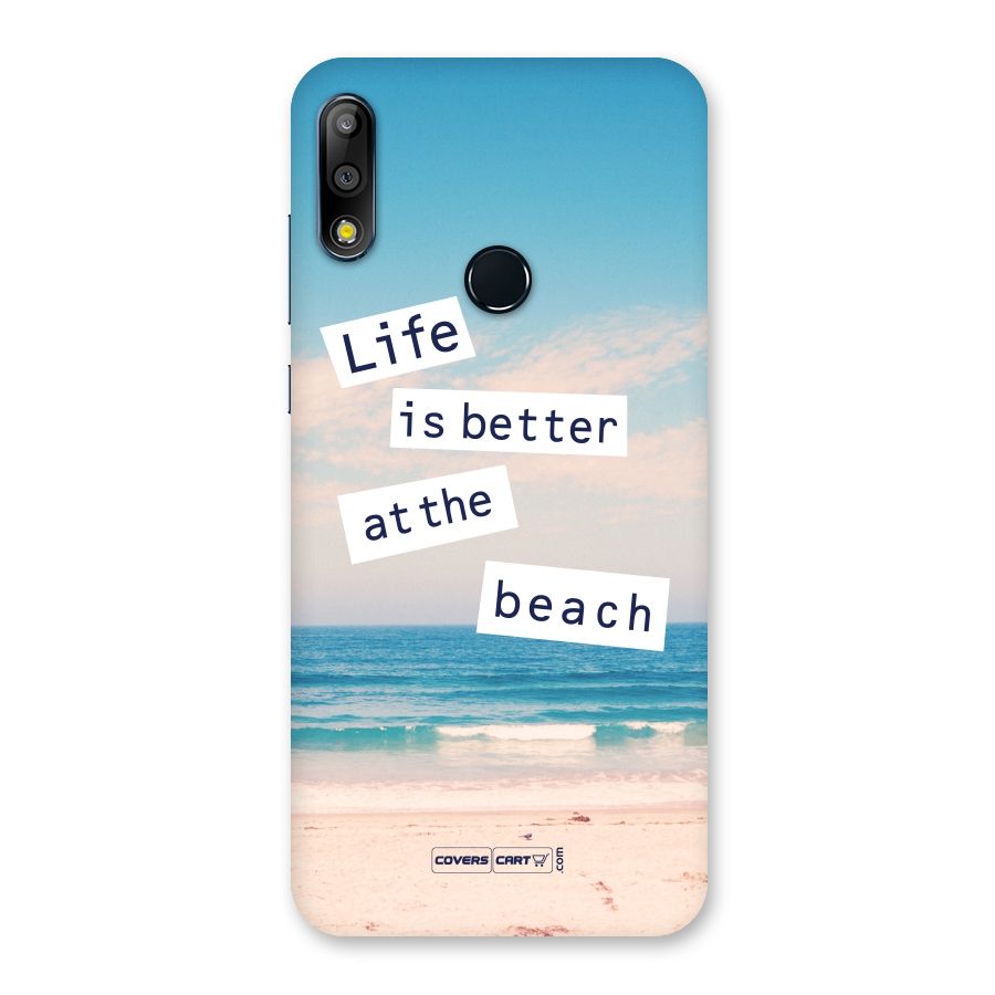 Life is better at the Beach Back Case for Zenfone Max Pro M2