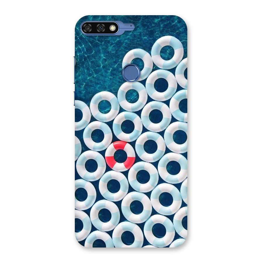 Light Blue Allure Back Case for Honor 7C