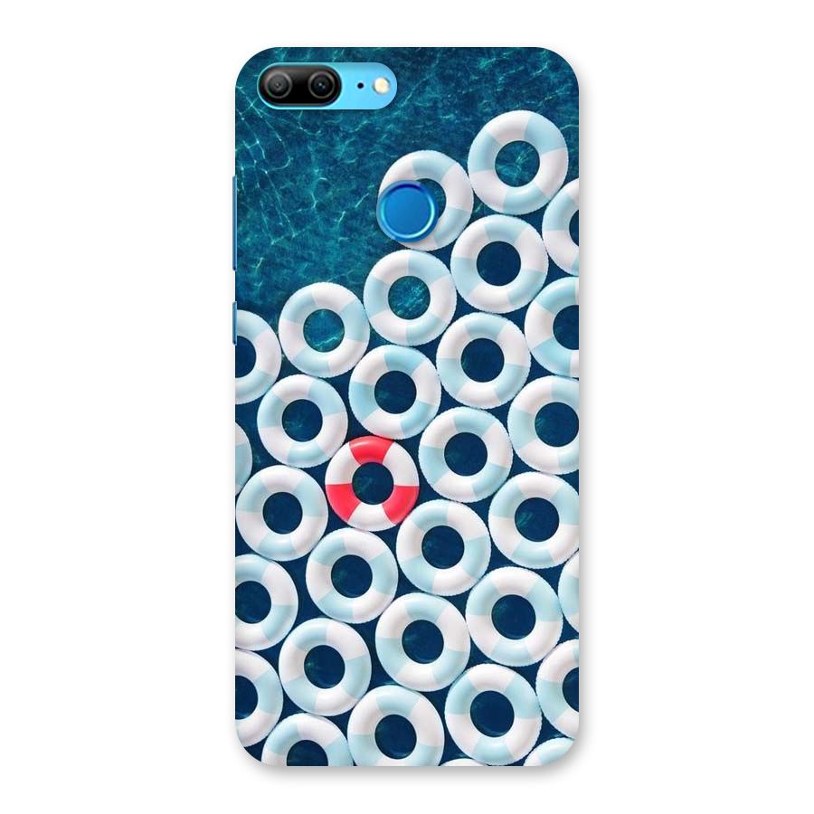 Light Blue Allure Back Case for Honor 9 Lite