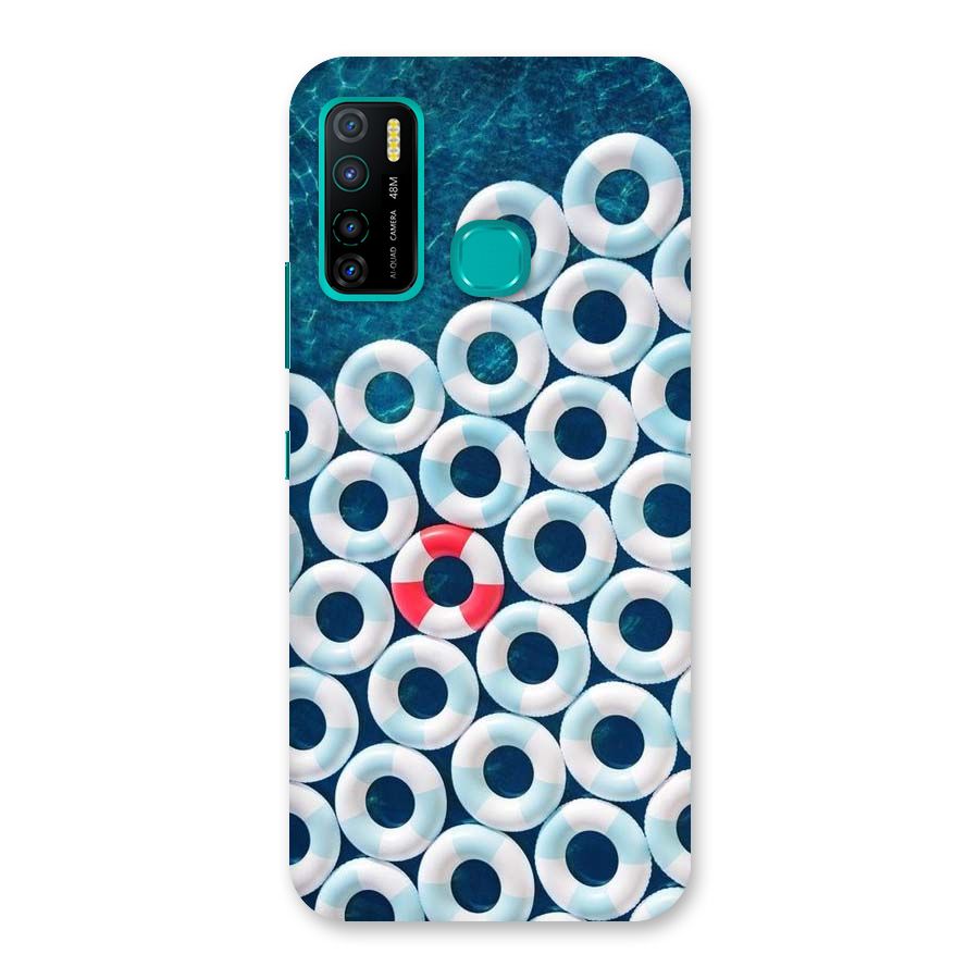Light Blue Allure Back Case for Infinix Hot 9 Pro