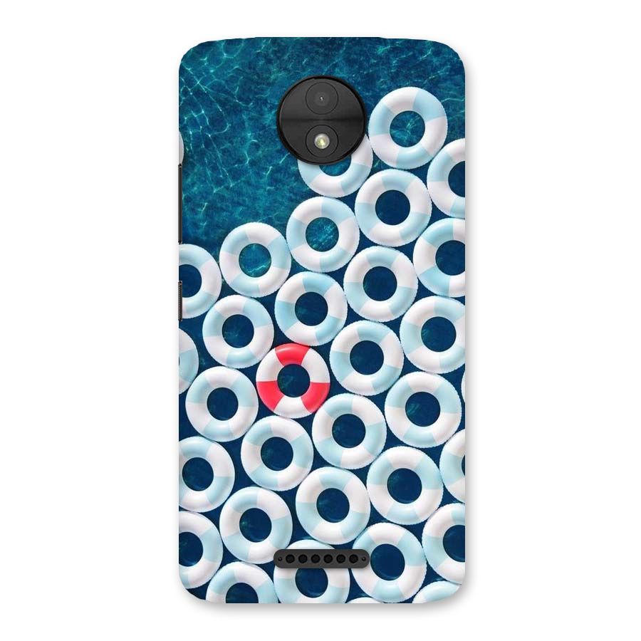 Light Blue Allure Back Case for Moto C