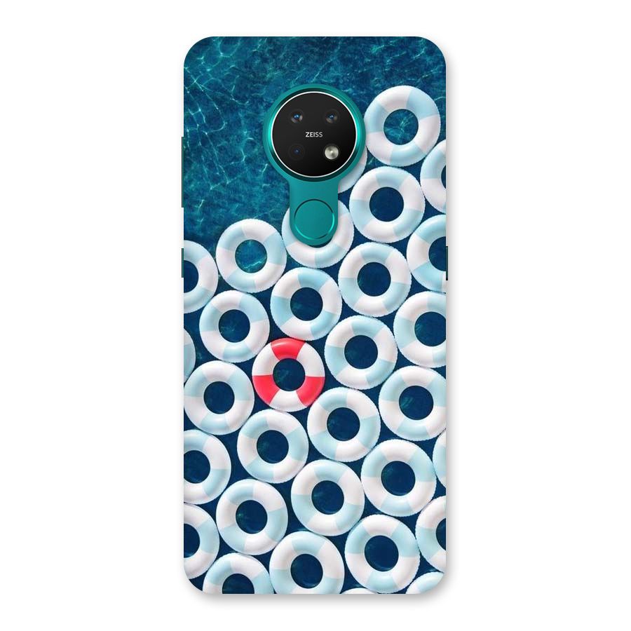 Light Blue Allure Back Case for Nokia 7.2