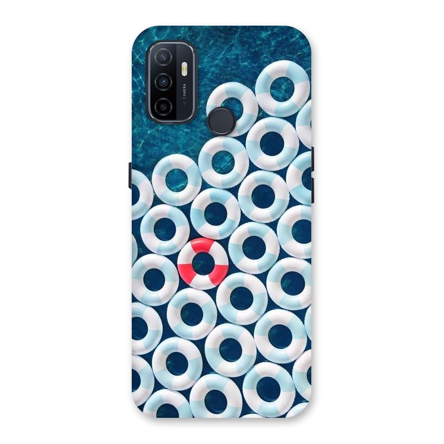 Light Blue Allure Back Case for Oppo A32