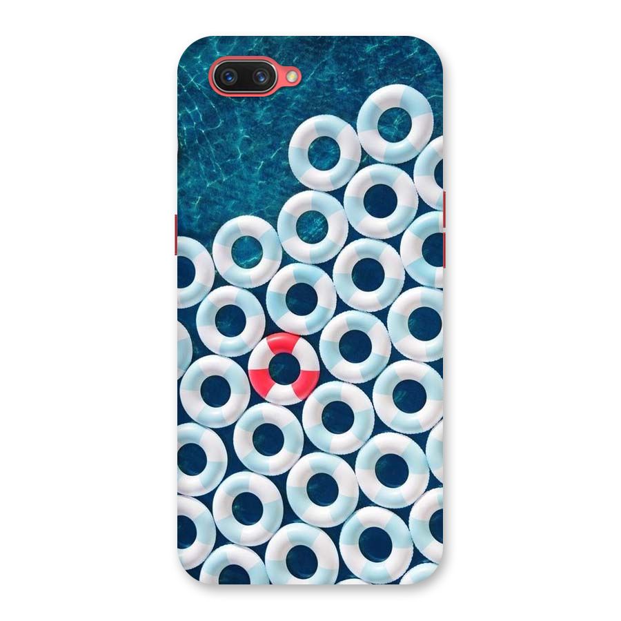 Light Blue Allure Back Case for Oppo A3s