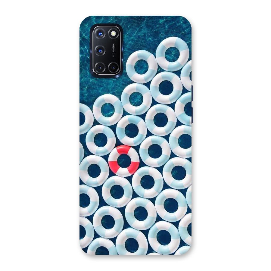 Light Blue Allure Back Case for Oppo A52