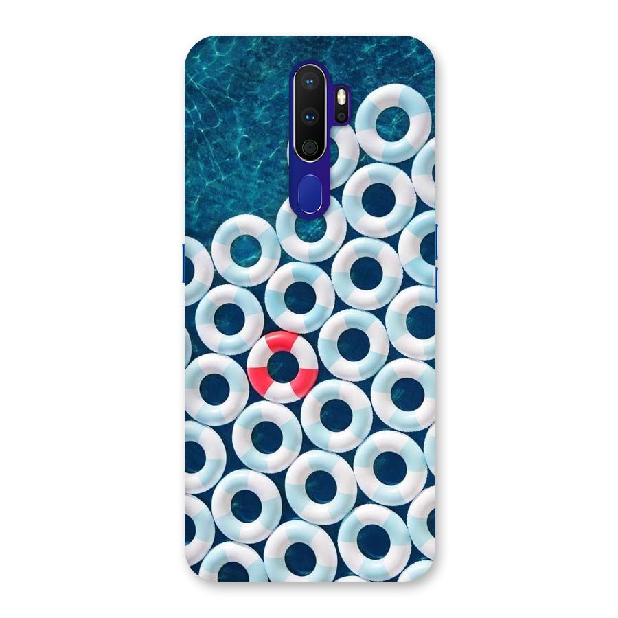 Light Blue Allure Back Case for Oppo A9 (2020)
