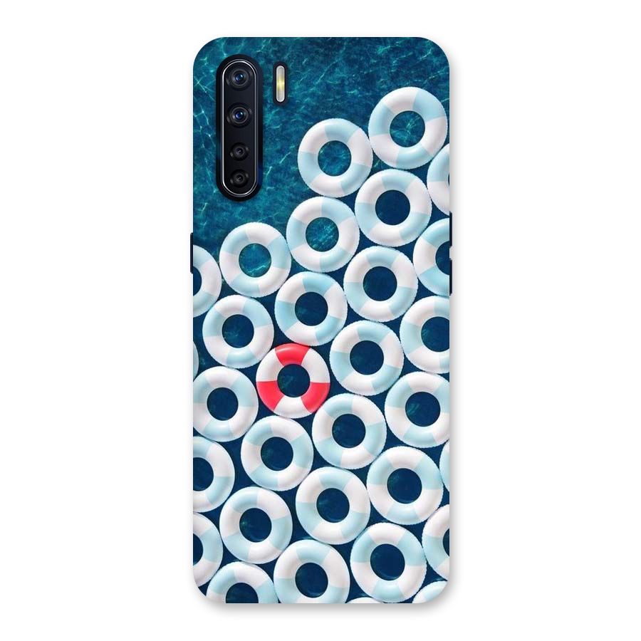 Light Blue Allure Back Case for Oppo F15