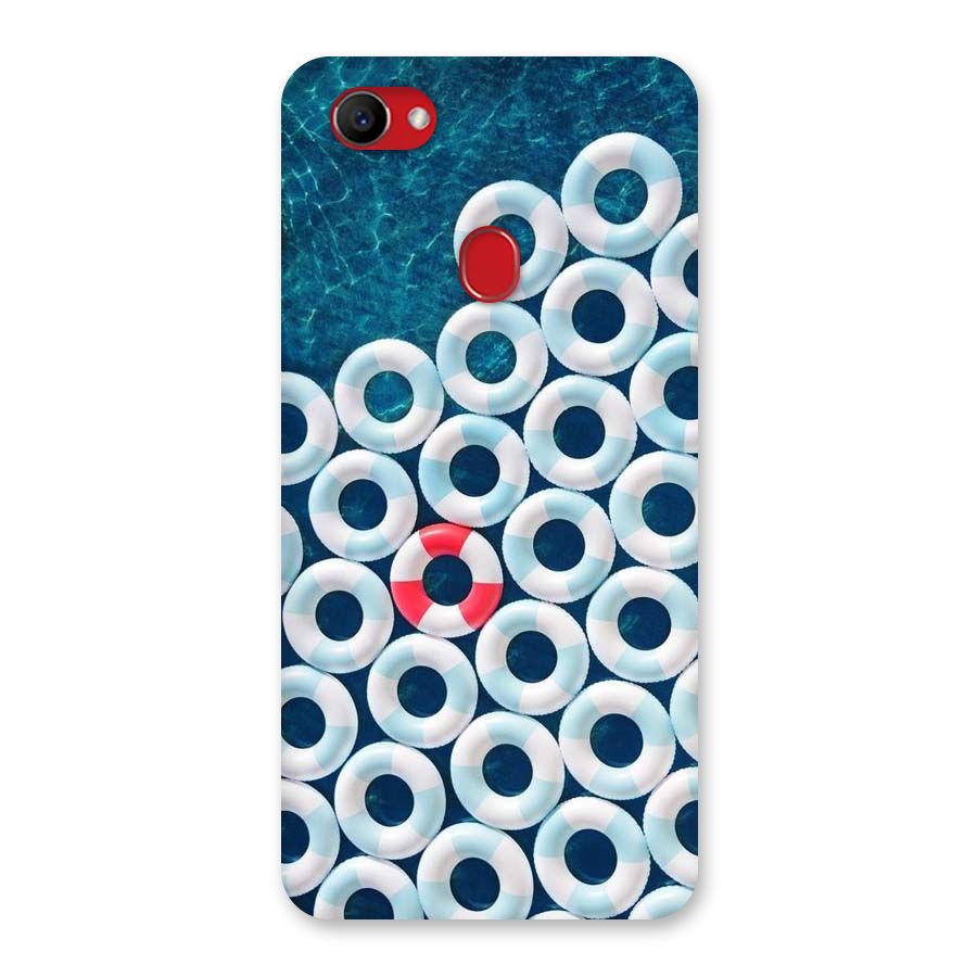 Light Blue Allure Back Case for Oppo F7