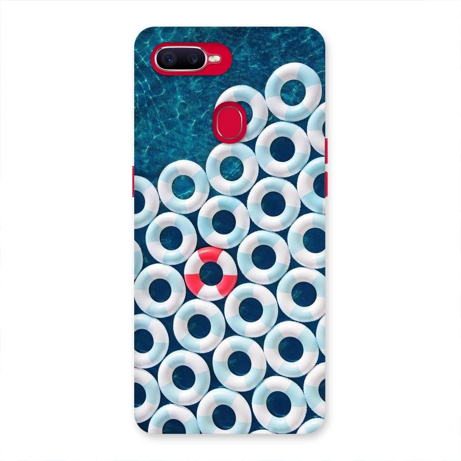 Light Blue Allure Back Case for Oppo F9 Pro