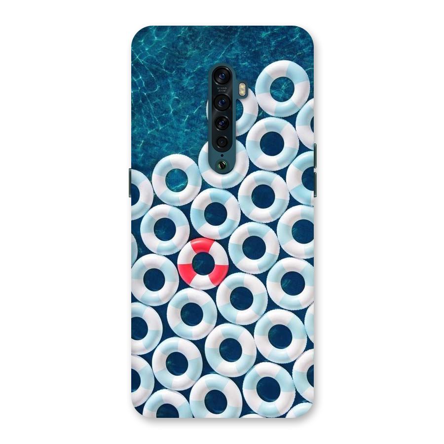 Light Blue Allure Back Case for Oppo Reno2