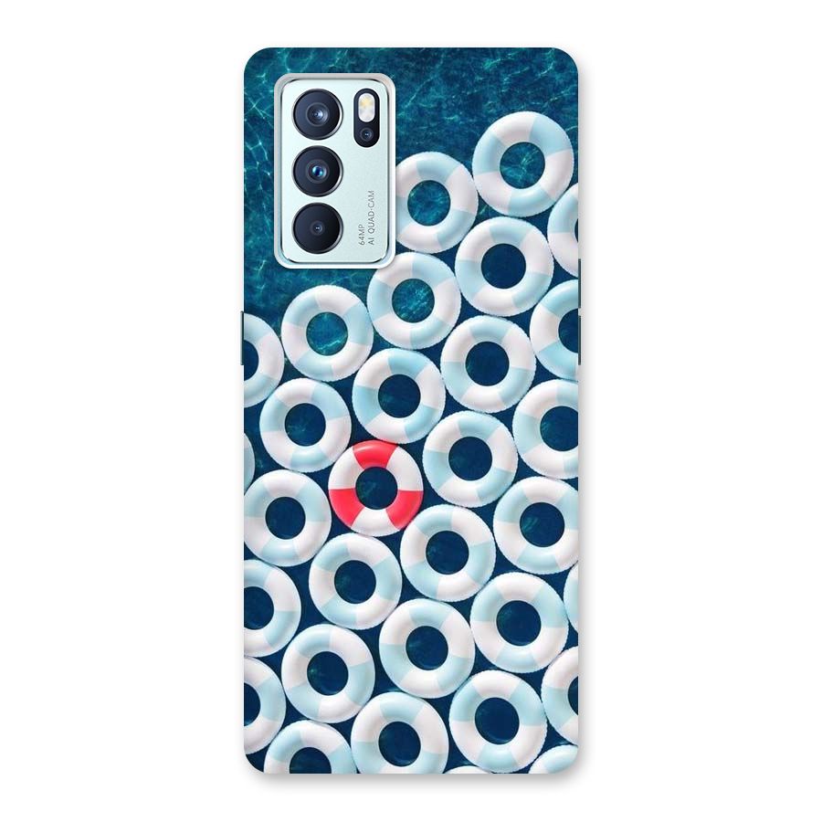 Light Blue Allure Back Case for Oppo Reno6 Pro 5G