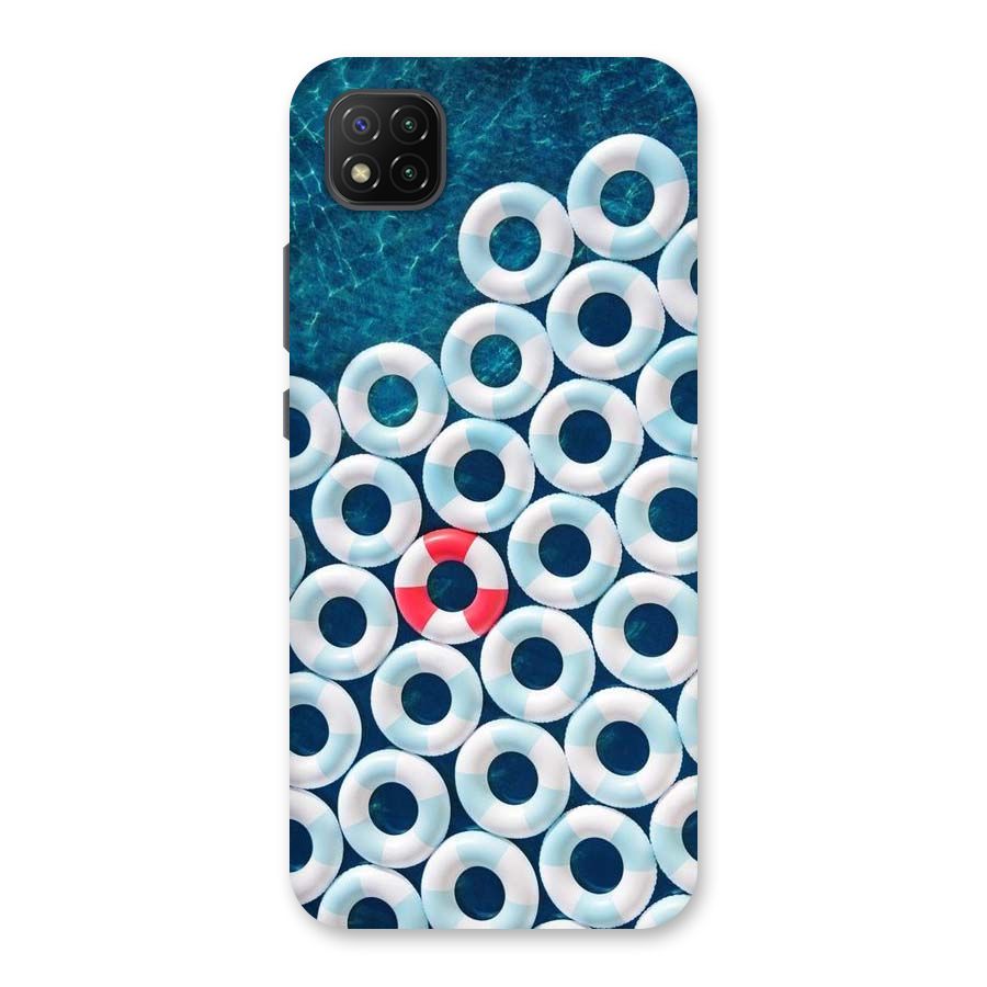Light Blue Allure Back Case for Poco C3