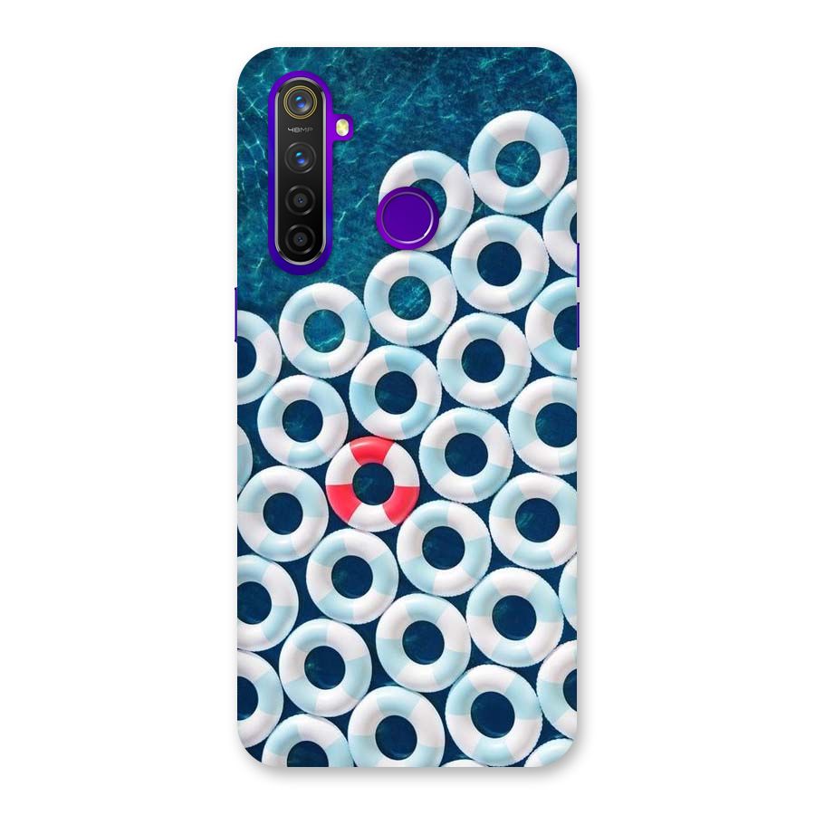 Light Blue Allure Back Case for Realme 5 Pro