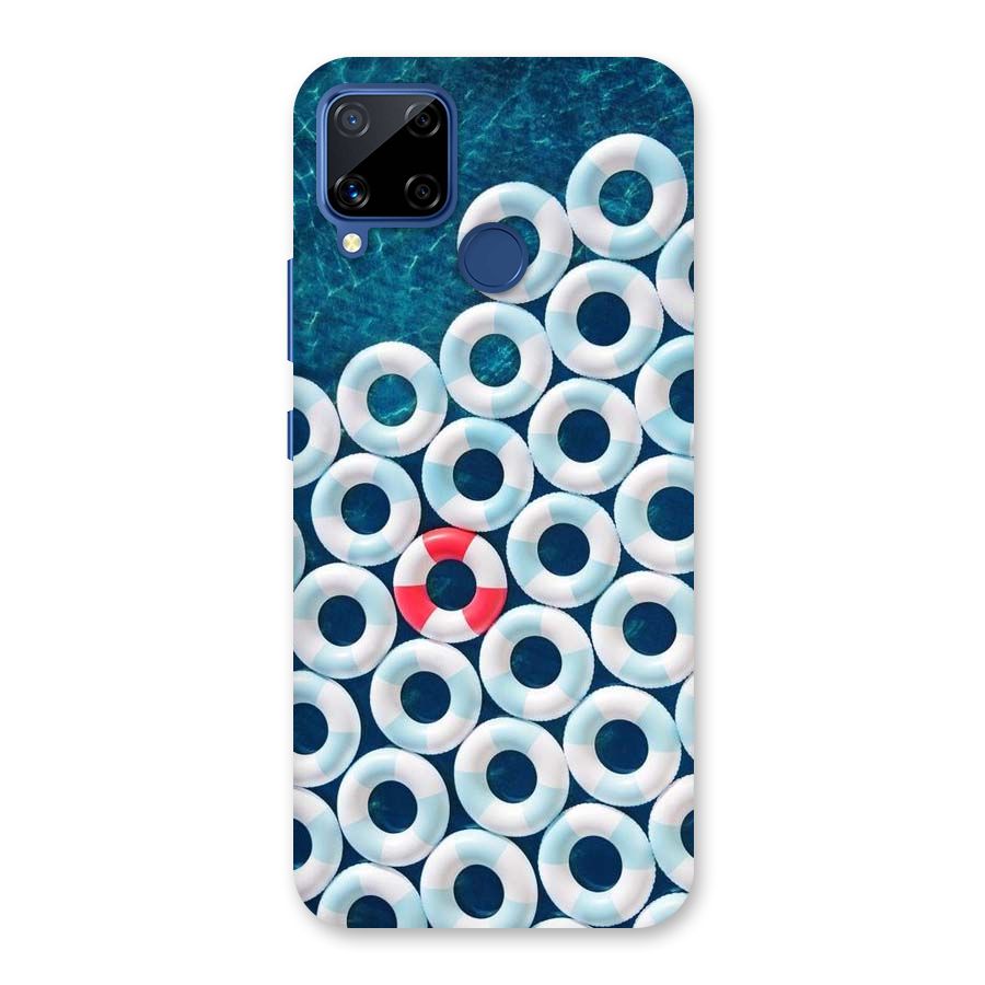 Light Blue Allure Back Case for Realme C15