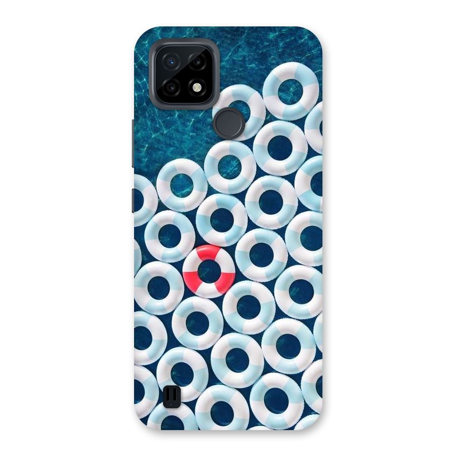Light Blue Allure Back Case for Realme C21
