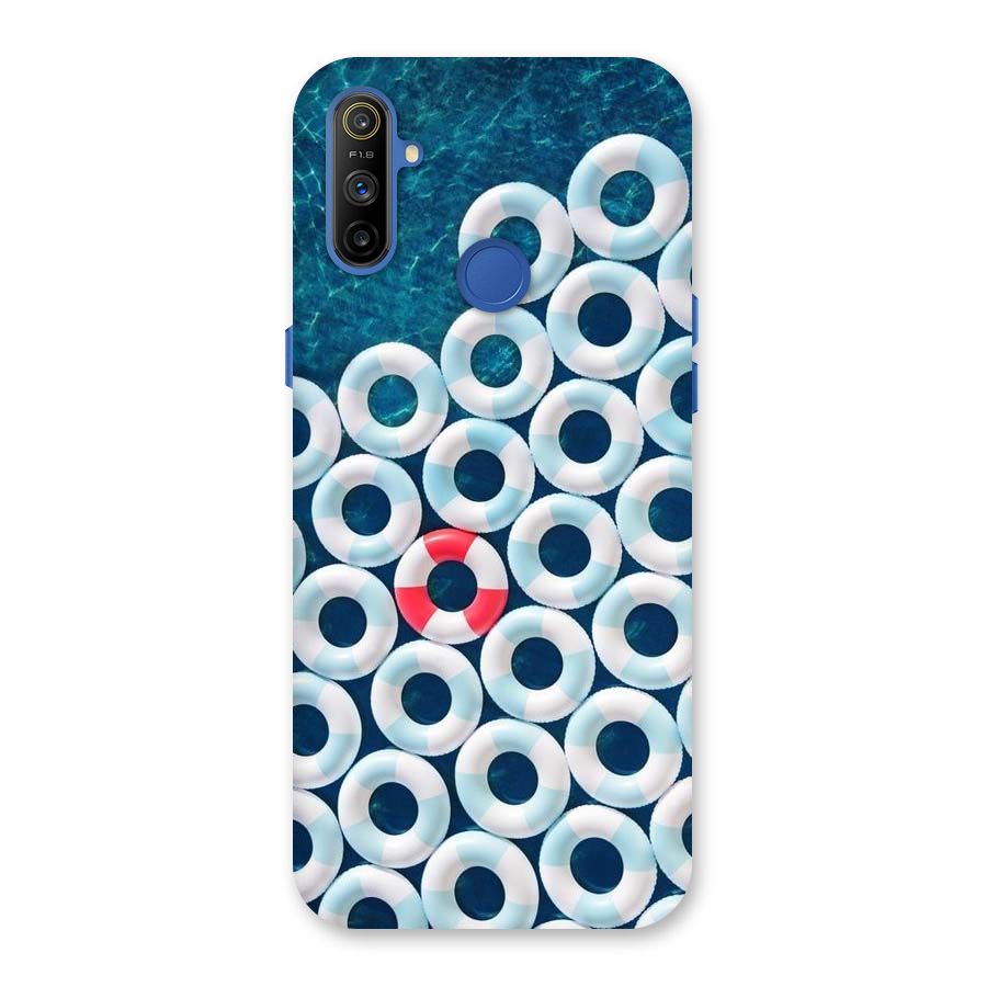 Light Blue Allure Back Case for Realme Narzo 10A