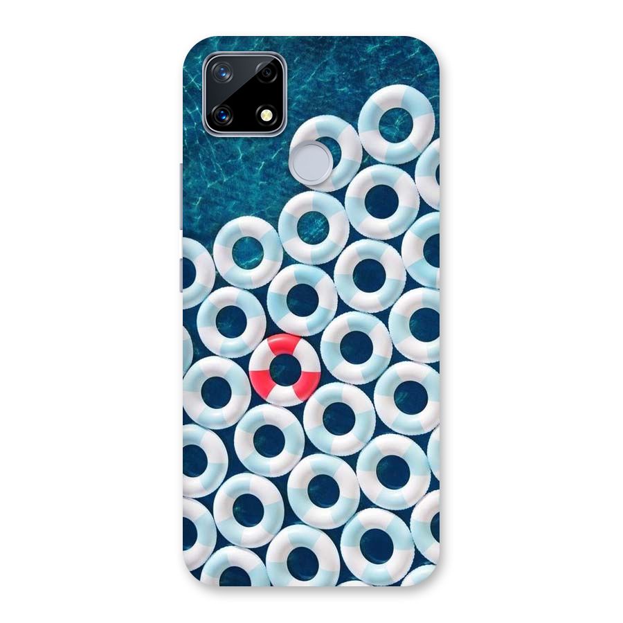 Light Blue Allure Back Case for Realme Narzo 20