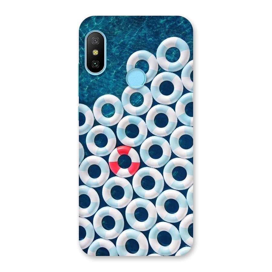 Light Blue Allure Back Case for Redmi 6 Pro