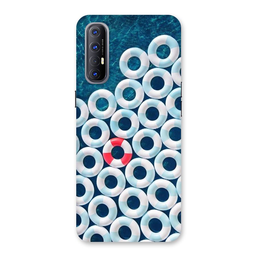 Light Blue Allure Back Case for Reno3 Pro