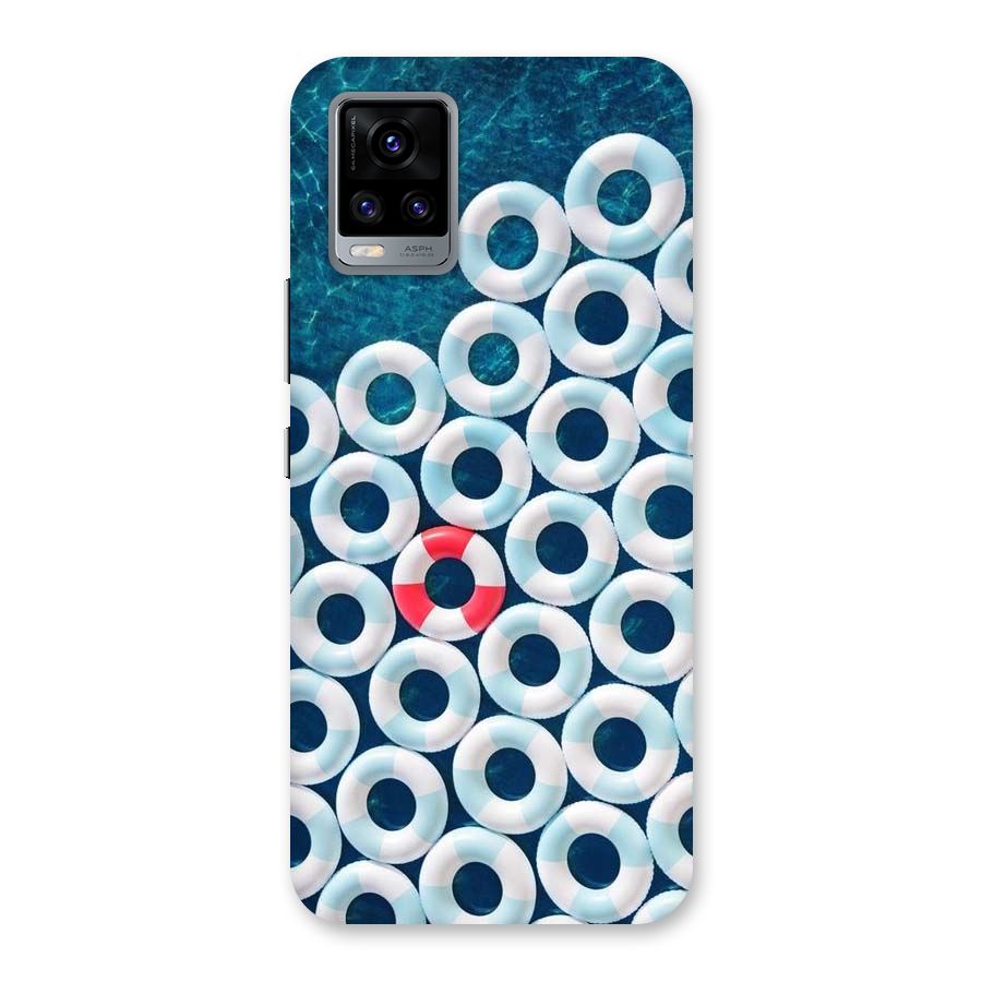 Light Blue Allure Back Case for Vivo V20