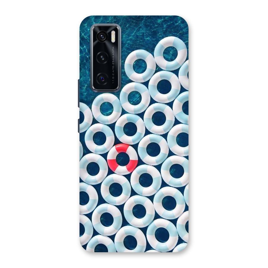 Light Blue Allure Back Case for Vivo V20 SE