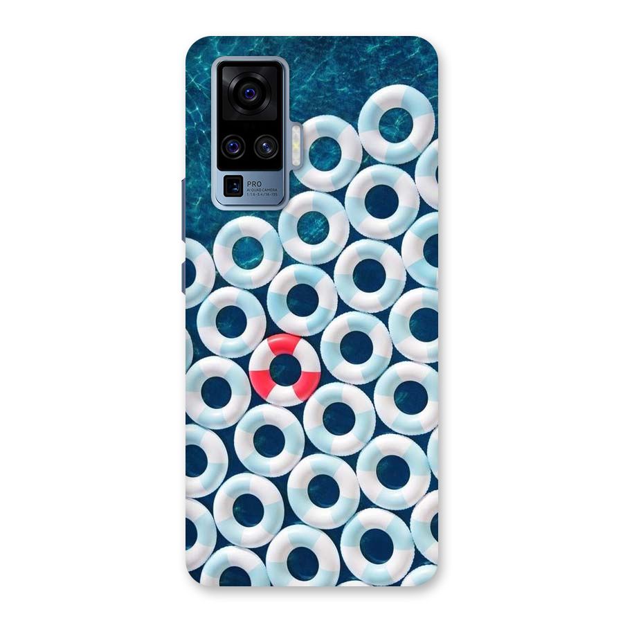 Light Blue Allure Back Case for Vivo X50 Pro