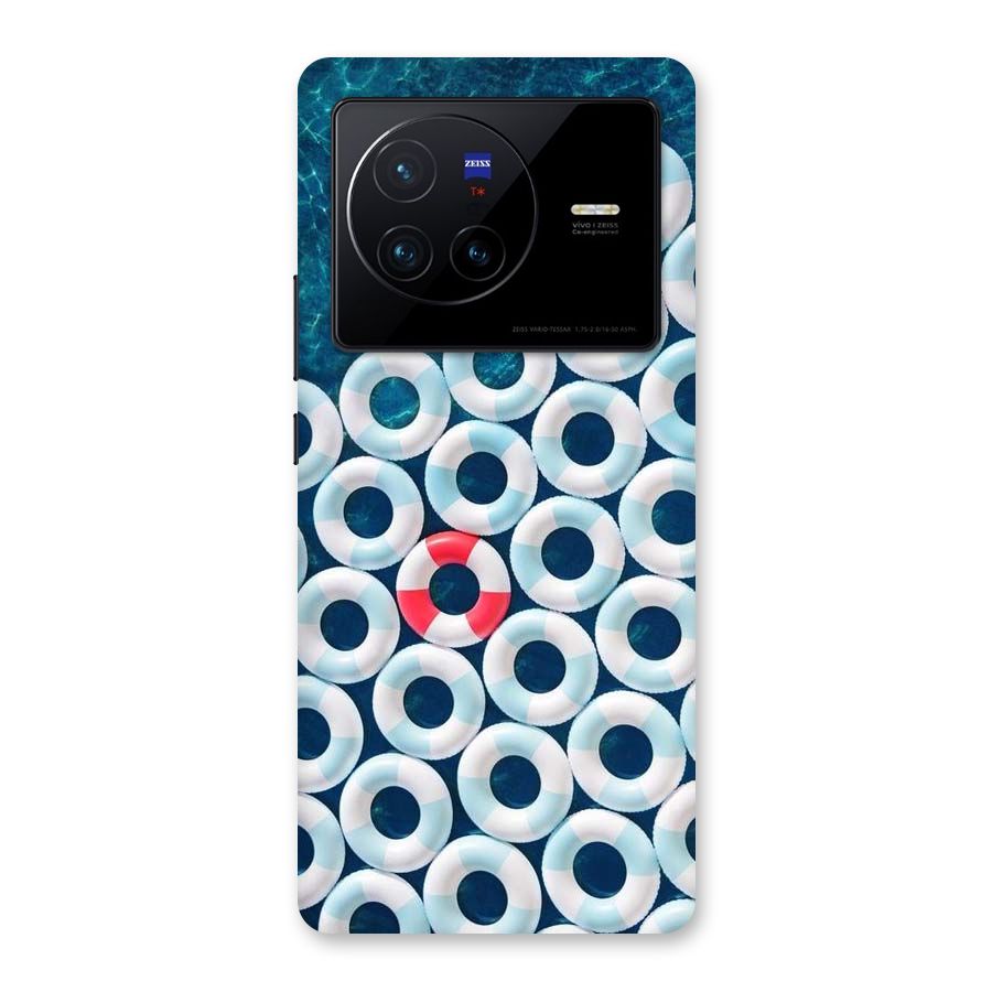 Light Blue Allure Back Case for Vivo X80