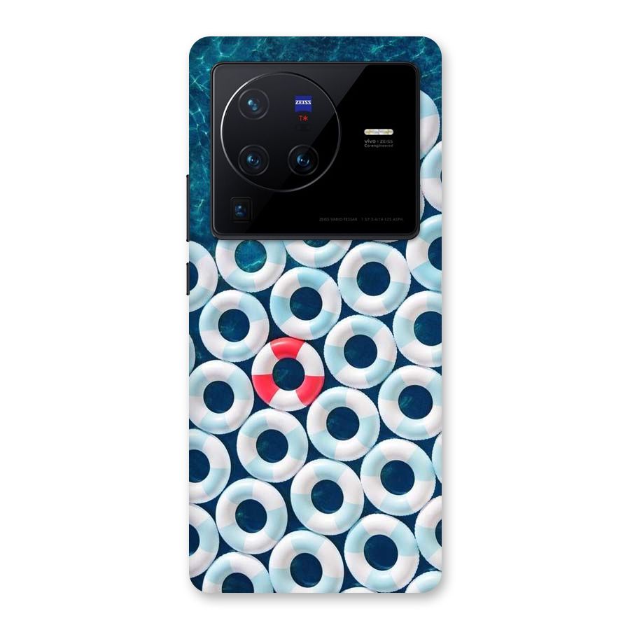 Light Blue Allure Back Case for Vivo X80 Pro