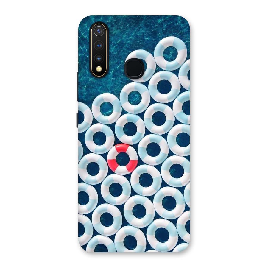 Light Blue Allure Back Case for Vivo Y19