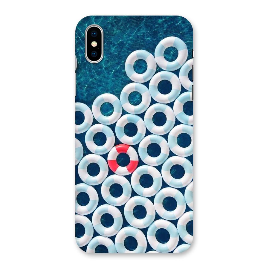 Light Blue Allure Back Case for iPhone XS