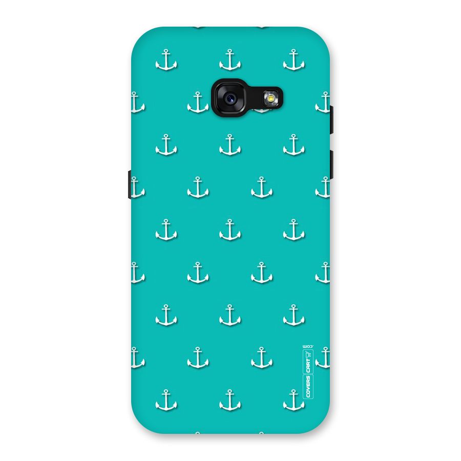 Light Blue Anchor Back Case for Galaxy A3 (2017)