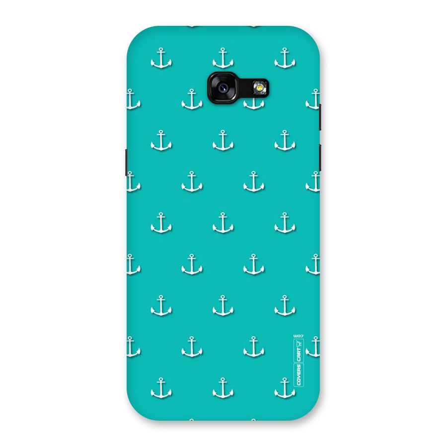 Light Blue Anchor Back Case for Galaxy A5 2017