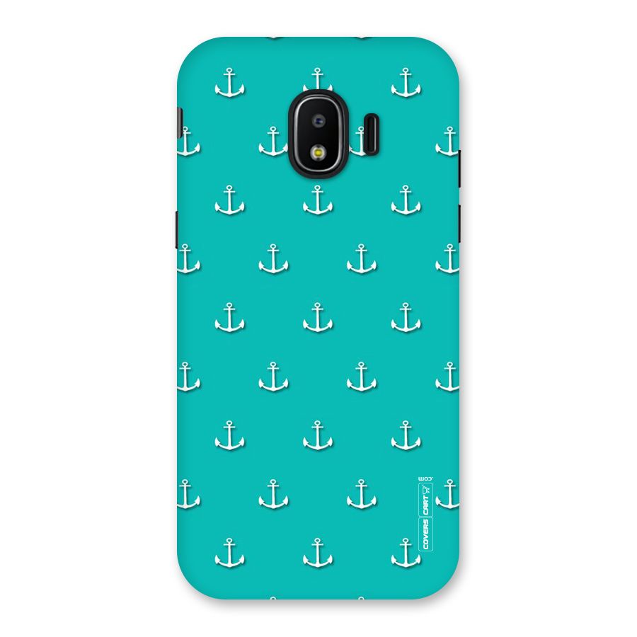 Light Blue Anchor Back Case for Galaxy J2 Pro 2018