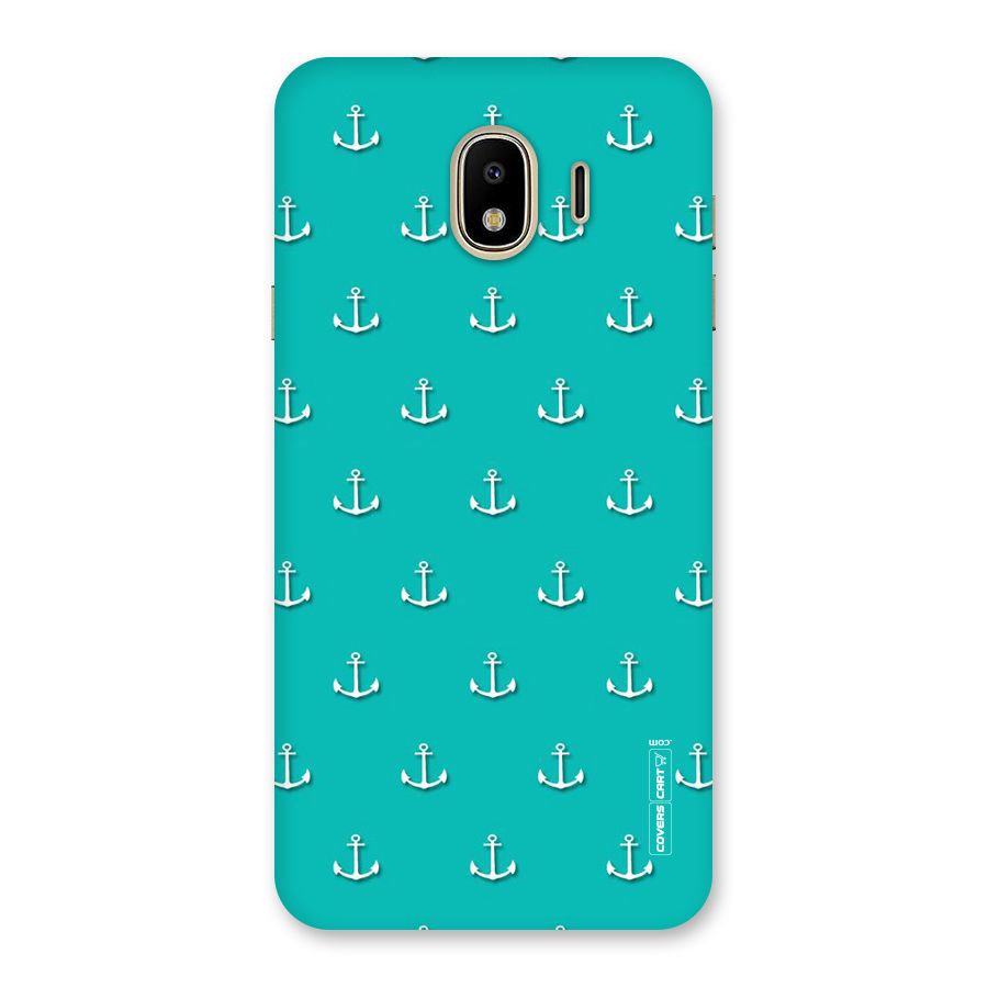 Light Blue Anchor Back Case for Galaxy J4