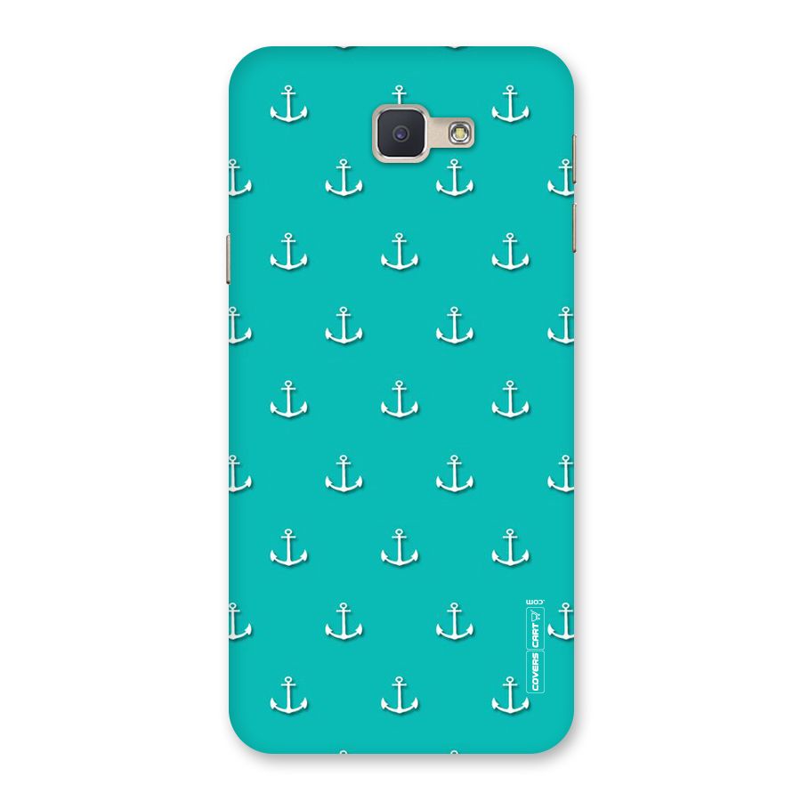 Light Blue Anchor Back Case for Galaxy J5 Prime