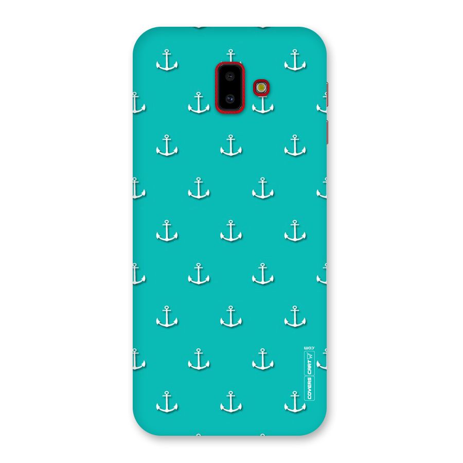 Light Blue Anchor Back Case for Galaxy J6 Plus