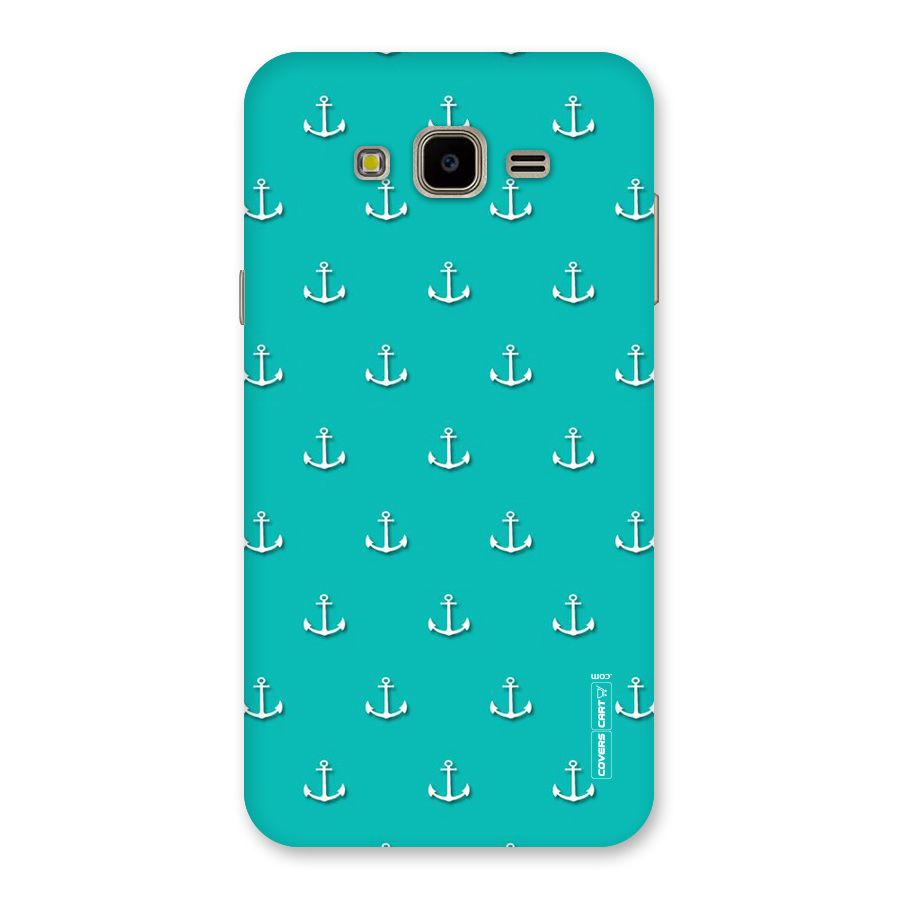 Light Blue Anchor Back Case for Galaxy J7 Nxt