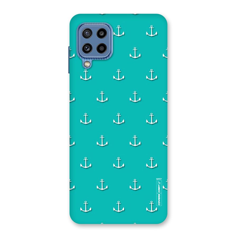 Light Blue Anchor Back Case for Galaxy M32
