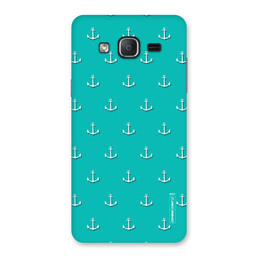 Light Blue Anchor Back Case for Galaxy On7 2015