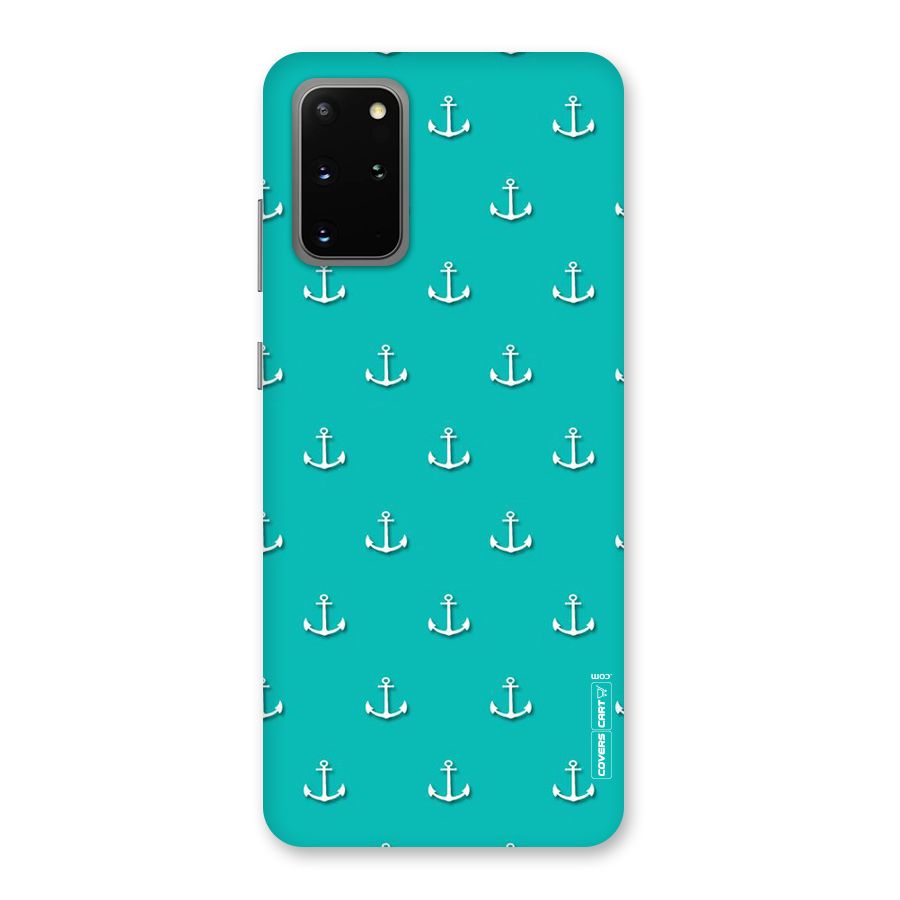 Light Blue Anchor Back Case for Galaxy S20 Plus