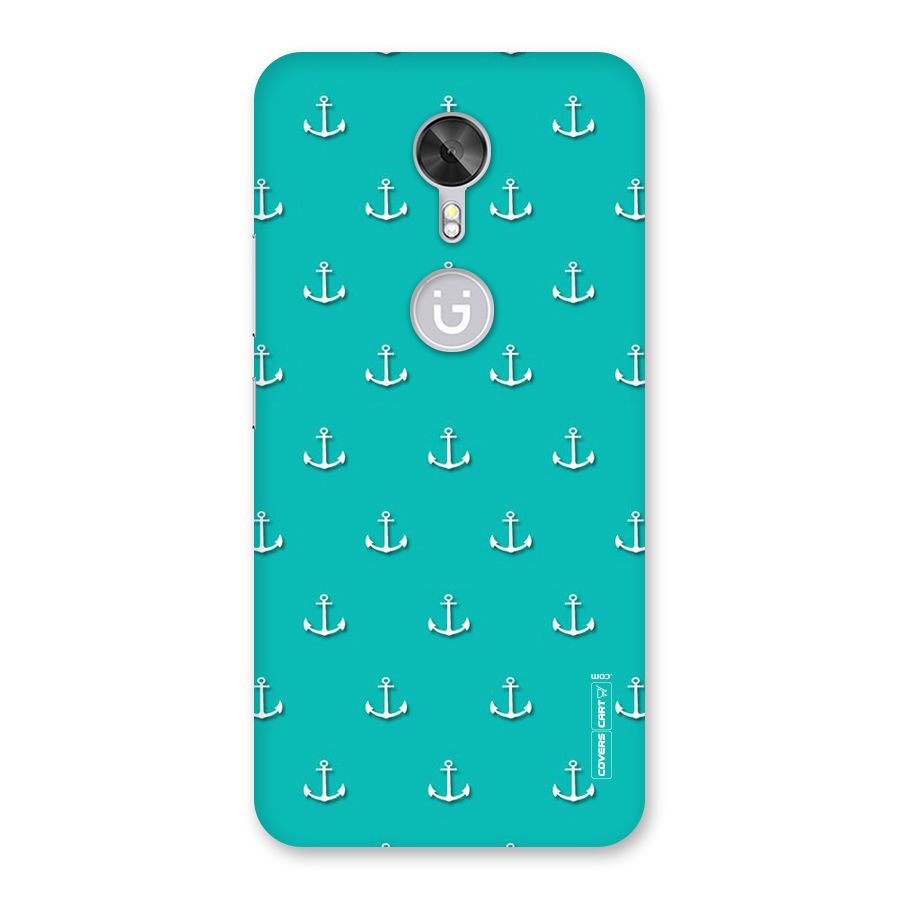 Light Blue Anchor Back Case for Gionee A1