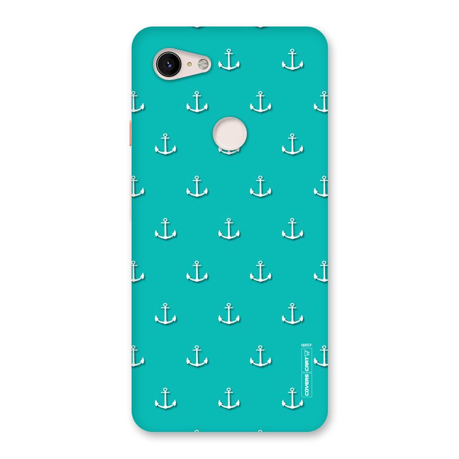 Light Blue Anchor Back Case for Google Pixel 3 XL