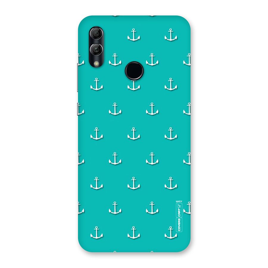Light Blue Anchor Back Case for Honor 10 Lite