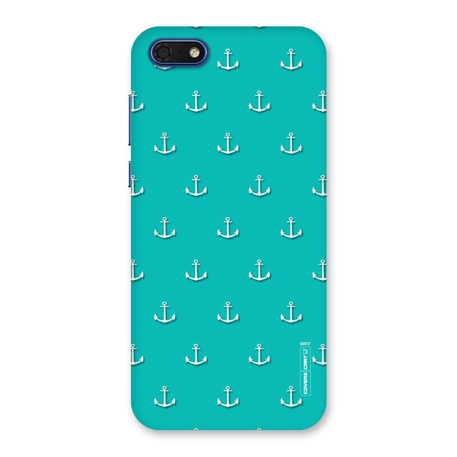 Light Blue Anchor Back Case for Honor 7s