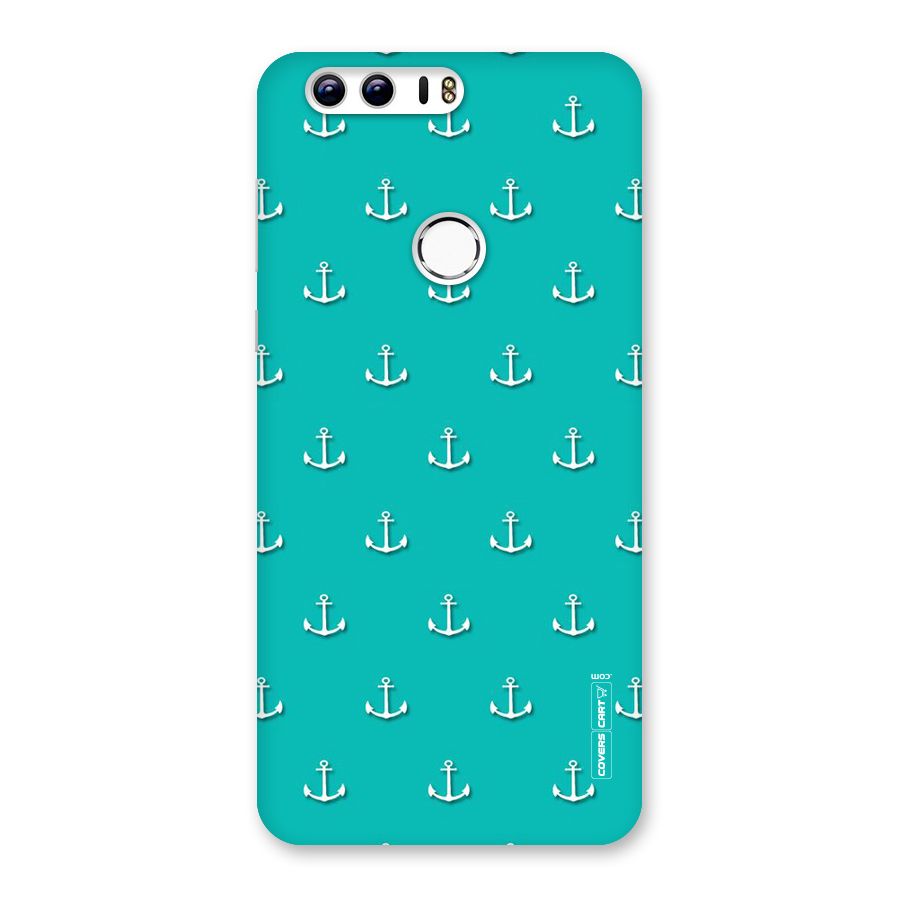 Light Blue Anchor Back Case for Honor 8