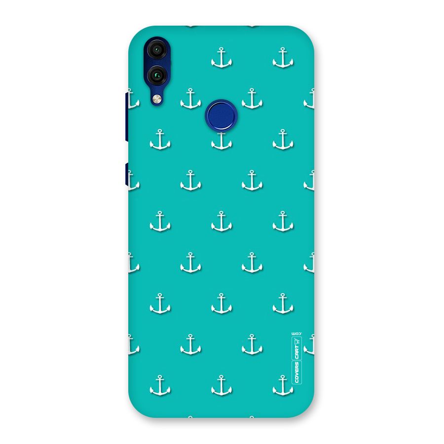 Light Blue Anchor Back Case for Honor 8C
