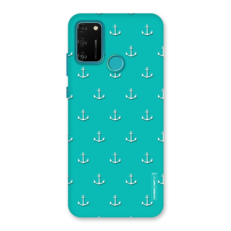 Light Blue Anchor Back Case for Honor 9A